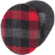 Sprigs Earbags Fleece Plaid Blk/rd Lg 564302