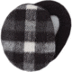 Sprigs Earbags Fleece Plaid Blk/wt Lg 564305