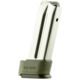 Springfield Armory XD Sub-Compact Magazine, 9mm Luger, 10 Round, OD Green, 1 Pack, Stainless Steel, XD0923GS-10RD