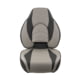 Springfield Marine 1780238 Deluxe Fish Pro High Back Seat, Charcoal/Grey, 1041634-1