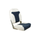 Springfield Marine High Back Folding Chair, White/Blue, 1040667
