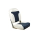 Springfield Marine High Back Folding Chair, White/Blue, 1040667