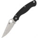 Spyderco Military 2 Folding Knife by Sal Glesser, 4in, CPM S30V, Plain Stonewashed, Drop Point Blade, Black Textured G10 Handle Includes Pocket Clip, C36GP2