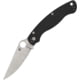 Spyderco Military 2 Folding Knife by Sal Glesser, 4in, CPM S30V, Plain Stonewashed, Drop Point Blade, Black Textured G10 Handle Includes Pocket Clip, C36GP2