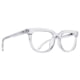Spy Optic Bewilder Optical 53 Sunglasses, Crystal Frame, Demo w/ Spy+ Lens Print Lens, One Size, 151766