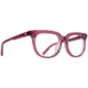 Spy Optic Bewilder Optical 53 Sunglasses, Translucent Salmon Frame, Demo w/ Spy+ Lens Print Lens, One Size, 151768