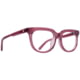 Spy Optic Bewilder Optical 53 Sunglasses, Translucent Salmon Frame, Demo w/ Spy+ Lens Print Lens, One Size, 151768