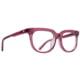 Spy Optic Bewilder Optical 55 Sunglasses, Translucent Salmon Frame, Demo w/ Spy+ Lens Print Lens, One Size, 151773