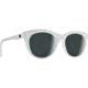 Spy Optic Boundless Women's Sunglasses, Matte White Frame, Gray w/ Black Spectra Mirror Lens, Medium/Large, 162950