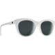Spy Optic Boundless Women's Sunglasses, Matte White Frame, Gray w/ Black Spectra Mirror Lens, Medium/Large, 162950