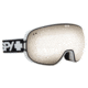 Spy Optic Bravo Goggles - Matte White Alternative Fit Frame, Bronze w/Silver Mirror + Blue Contact Lens 313222396297