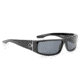 Spy Optic Cooper Sunglasses, Black Gloss Frame, Grey Lens 670195062129