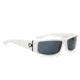 Spy Optic Cooper Sunglasses, White Frame, Grey Lenses 670195638129