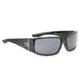 Spy Optic Cooper XL Sunglasses, Black Shiny Frame, Grey Polarized Lenses 670036062135