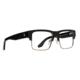 Spy Optic Cyrus 5050 Optical 58 Sunglasses, Black Brushed Bronze Frame, Spy Demo Lens w/ Spy Lens Print Lens, One Size, 170826