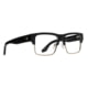 Spy Optic Cyrus 5050 Optical 58 Sunglasses, Black Brushed Bronze Frame, Spy Demo Lens w/ Spy Lens Print Lens, One Size, 170826
