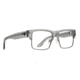 Spy Optic Cyrus 5050 Optical 58 Sunglasses, Crystal Smoke Matte Dark Gunmetal Frame, Spy Demo Lens w/ Spy Lens Print Lens, One Size, 170827