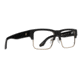 Spy Optic Cyrus 5050 Optical 60 Sunglasses, Black Brushed Bronze Frame, Spy Demo Lens w/ Spy Lens Print Lens, One Size, 170830