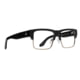 Spy Optic Cyrus 5050 Optical 60 Sunglasses, Black Brushed Bronze Frame, Spy Demo Lens w/ Spy Lens Print Lens, One Size, 170830