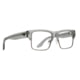 Spy Optic Cyrus 5050 Optical 60 Sunglasses, Crystal Smoke Matte Dark Gunmetal Frame, Spy Demo Lens w/ Spy Lens Print Lens, One Size, 170831
