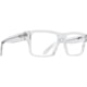 Spy Optic Cyrus Optical 58 Sunglasses, Crystal Frame, Demo w/ Spy+ Lens Print Lens, Large, 182985