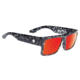 Spy Optic Cyrus Single Vision Prescription Sunglasses, Spotted Tortoise Frame, Happy Gray Green W/ Red Spectra Lens-673180123365SV