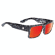 Spy Optic Cyrus Sunglasses, Spotted Tort Frame, Happy Grey Green w/ Red Spectra Lens 673180123365