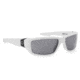 Spy Optic Dirty Mo Sunglasses, Shiny White Frame, Grey Lenses 670937638129