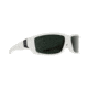 Spy Optic Dirty Mo Sunglasses, White W/Signature Frame, Happy Gray Green Lens 670937216863