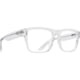 Spy Optic Discord Optical 58 Sunglasses, Crystal Frame, Demo w/ Spy+ Lens Print Lens, Large, 92037