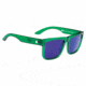 Spy Optic Discord Single Vision Prescription Sunglasses, Trans Green Frame, Happy Bronze W/ Purple Spectra Lens-673119119366SV