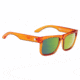 Spy Optic Discord Single Vision Prescription Sunglasses, Trans Orange Frame, Happy Bronze W/ Green Spectra Lens-673119471225SV
