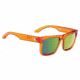 Spy Optic Discord Sunglasses, Trans Orange Frame, Happy Bronze w/ Green Spectra Lens 673119471225