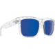 Spy Optic Discord Sunglasses, Clear Frame, Happy Bronze W/ Dark Blue Spectra Lens, 183119183317