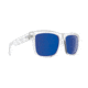 Spy Optic Discord Sunglasses, Clear Frame, Happy Bronze w/ Dark Blue Spectra Lens, 673119183317
