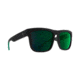 Spy Optic Discord Sunglasses, Soft Matte Black/Green Fade Frame, Happy Gray/Green w/Green Flash Lens, 673119843695