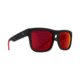 Spy Optic Discord Sunglasses, Soft Matte Black/Red Fade Frame, Happy Gray/Green w/Red Flash Lens, 673119803673