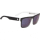 Spy Optic Discord Sunglasses - Whitewall Frame and Grey W/Blue Spectra Lens 673036090121