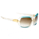 670275592073 Spy Optic Dynasty Sunglasses - Teal Vintage Fade frame, Bronze Fade lenses