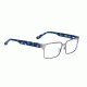 Spy Optic Ellis Single Vision Prescription Eyeglasses, Gunmetal/Navy Camo Frame-573262106000SV
