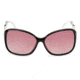 Spy Optic Fiona Sunglasses w/ Black Clear Frame &amp; Merlot Fade Lens