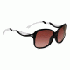 Spy Optic Fiona Single Vision Prescription Sunglasses, Black W/ Clear Frame, Merlot Fade Lens-670299090164SV