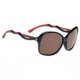 Spy Optic Fiona Sunglasses, Black/Caramel Frame, Happy Bronze Polar Lens 670229091885