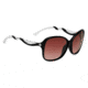 Spy Optic Fiona Progressive Prescription Sunglasses, Black w/Clear Frame, Merlot Fade Lens-670299090164PR