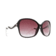 Spy Optic Fiona Sunglasses, Black w/ Clear Frame, Happy Merlot Fade Lens 670299220357