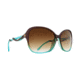 Spy Optic Fiona Sunglasses, Mint Chip Fade Frame, Happy Bronze Fade Lens 670299552355