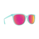 Spy Optic Fizz Eyewear - Unisex - Sunglasses, Translucent Seafoam Frame, Gray W/Pink Spectra Lens, 673514082810