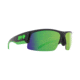Spy Optic Flyer Sunglasses, Green Frame, Happy Bronze W/Green Spectra Lens, 673344233225