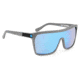 Spy Optic Flynn Sunglasses w/ Primer Grey Frame &amp; Grey Blue Spectra Mirror Lens