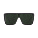 Spy Optic Flynn Sunglasses, Matte Ebony/Ivory Frame, Happy Gray/Green Lens, 670323770863